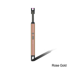 Load image into Gallery viewer, 360 Degree Hose Lighters USB Electric Rechargeable Long Kitchen Lighter For Stove Windproof LED Plasma Arc Flameless Candle
