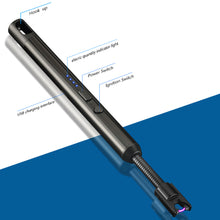 Load image into Gallery viewer, 360 Degree Hose Lighters USB Electric Rechargeable Long Kitchen Lighter For Stove Windproof LED Plasma Arc Flameless Candle
