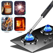 Load image into Gallery viewer, USB Type-C Fast Charging Metal Elbow Electric Arc Ignition Gun Windproof Kitchen Candle Gas Stove Pulse Plasma Lighter
