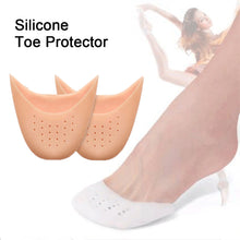 Load image into Gallery viewer, Silicone Toe Protector Toe Care Forefoot Pad Comfortable Breathable Dance Toe Protector Anterior Palm Pain Prevention Foot Care
