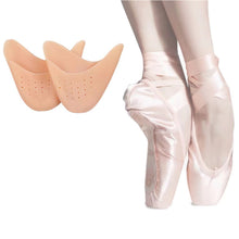 Load image into Gallery viewer, Silicone Toe Protector Toe Care Forefoot Pad Comfortable Breathable Dance Toe Protector Anterior Palm Pain Prevention Foot Care
