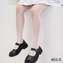 Load image into Gallery viewer, Children's Lace Pantyhose Lightweight Comfortable Breathable Mesh Stockings Girls Summer Lace Stockings
