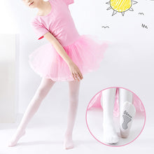 Load image into Gallery viewer, Girls' Velvet Bottomed Pantyhose Anti Slip Sole Dance Socks Comfortable High Elastic Stockings Pantyhose
