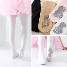 Load image into Gallery viewer, Girls' Velvet Bottomed Pantyhose Anti Slip Sole Dance Socks Comfortable High Elastic Stockings Pantyhose
