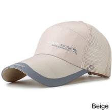 Load image into Gallery viewer, Men Baseball Cap Summer Outdoor Activities Sun Hat Comfortable Breathable Sunscreen Cap Adjustable Casual Cap
