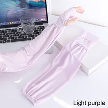 Load image into Gallery viewer, Summer Ice Silk Sunscreen Sleeves Cycling Driving Ultraviolet-proof Sleeves Loose Sunscreen Sleeves Arm Sleeves for Women
