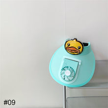 Load image into Gallery viewer, Cute Cartoon Sunscreen with Fan Sunshade Hat Parent Child Summer Sun Hat USB Charging Outdoor Sunscreen Cap

