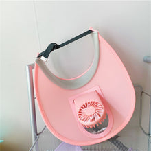 Load image into Gallery viewer, Cute Cartoon Sunscreen with Fan Sunshade Hat Parent Child Summer Sun Hat USB Charging Outdoor Sunscreen Cap
