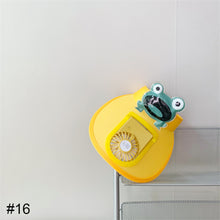 Load image into Gallery viewer, Cute Cartoon Sunscreen with Fan Sunshade Hat Parent Child Summer Sun Hat USB Charging Outdoor Sunscreen Cap
