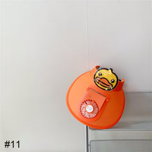Load image into Gallery viewer, Cute Cartoon Sunscreen with Fan Sunshade Hat Parent Child Summer Sun Hat USB Charging Outdoor Sunscreen Cap
