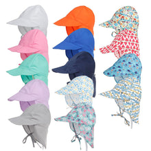 Load image into Gallery viewer, Summer Children's Sunscreen Hat Outdoor Activities UV Resistant Breathable Sun Hat Sunscreen Hat for Boys Girls
