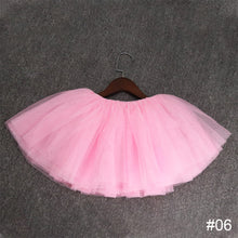 Load image into Gallery viewer, Girls' Fluffy Four Layer Gauze Short Skirt Dance Half Skirt Fluffy Skirt Soft Elastic Half Skirt Dance Costume
