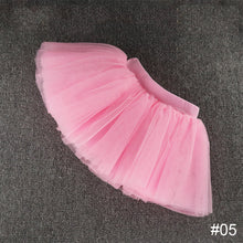 Load image into Gallery viewer, Girls' Fluffy Four Layer Gauze Short Skirt Dance Half Skirt Fluffy Skirt Soft Elastic Half Skirt Dance Costume
