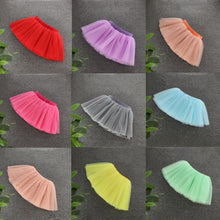 Load image into Gallery viewer, Girls' Fluffy Four Layer Gauze Short Skirt Dance Half Skirt Fluffy Skirt Soft Elastic Half Skirt Dance Costume
