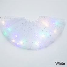 Load image into Gallery viewer, Children's LED Glowing Skirt Fluffy Skirt Soft Elastic Half Skirt Multicolored Glow Mesh Skirt for Girls
