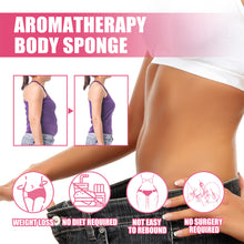 Load image into Gallery viewer, Aromatherapy Body Sponge Firming Smoothing Body Skin Slimming Shaping Body Cleaning Shower Sponge
