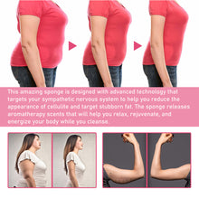 Load image into Gallery viewer, Aromatherapy Body Sponge Firming Smoothing Body Skin Slimming Shaping Body Cleaning Shower Sponge
