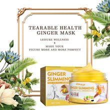 Load image into Gallery viewer, Slimming Ginger Heating Mask Firming Skin Shaping Fat-burning Cream Tearable Ginger Slimming Mask Health Care
