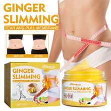 Load image into Gallery viewer, Slimming Ginger Heating Mask Firming Skin Shaping Fat-burning Cream Tearable Ginger Slimming Mask Health Care
