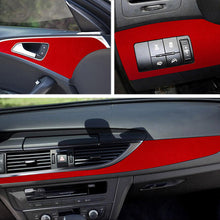 Load image into Gallery viewer, 135cm/53.15inch Car Velvet Stickers Suede Wrap Vinyl Film Adhesive Air Release Decal Interior Exterior Accessories
