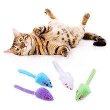 Load image into Gallery viewer, Furry Plush Cat Toy Soft Solid Interactive Mice Mouse Toys For Funny Kitten Pet Cats Playing Scratch Training Game Supplies
