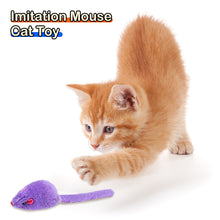 Load image into Gallery viewer, Furry Plush Cat Toy Soft Solid Interactive Mice Mouse Toys For Funny Kitten Pet Cats Playing Scratch Training Game Supplies
