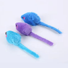 Load image into Gallery viewer, Furry Plush Cat Toy Soft Solid Interactive Mice Mouse Toys For Funny Kitten Pet Cats Playing Scratch Training Game Supplies
