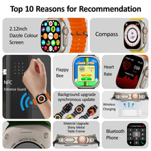 Load image into Gallery viewer, Hk8promax Phone Watches Bluetooth 5.1 Fitness Calls 49mm Smart Smart Watch Sport Mode Watch Square Nfc Smartwatch
