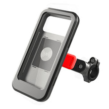 Load image into Gallery viewer, Bicycle Phone Holder Electric Motorcycle With Wireless Charging Waterproof Phone Holder Takeaway Navigation Holder
