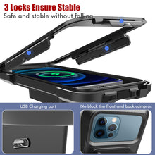 Load image into Gallery viewer, Bicycle Phone Holder Electric Motorcycle With Wireless Charging Waterproof Phone Holder Takeaway Navigation Holder
