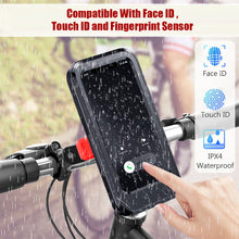 Load image into Gallery viewer, Bicycle Phone Holder Electric Motorcycle With Wireless Charging Waterproof Phone Holder Takeaway Navigation Holder
