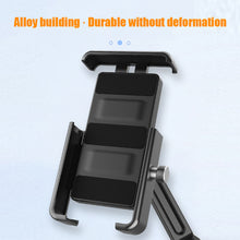 Load image into Gallery viewer, Outdoor Shockproof Riding Bracket Electric Vehicle Bicycle Motorcycle 360 Rotating Aluminum Alloy Mobile Phone Bracket
