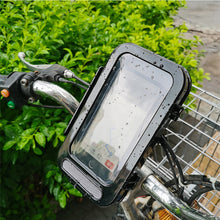 Load image into Gallery viewer, Bicycle Motorcycle Rainproof Shell Mobile Phone Holder Outdoor Riding Takeaway Navigation Mobile Phone Rainproof Bag
