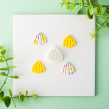 Load image into Gallery viewer, Shell Flower Polymer Clay Earring Cutter Cutting Mold DIY Ladybug Geometry French Style Jewelry Pendant Embossing Making Tool
