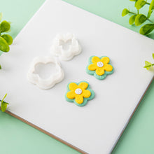 Load image into Gallery viewer, Shell Flower Polymer Clay Earring Cutter Cutting Mold DIY Ladybug Geometry French Style Jewelry Pendant Embossing Making Tool
