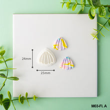 Load image into Gallery viewer, Shell Flower Polymer Clay Earring Cutter Cutting Mold DIY Ladybug Geometry French Style Jewelry Pendant Embossing Making Tool
