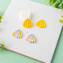 Load image into Gallery viewer, Shell Flower Polymer Clay Earring Cutter Cutting Mold DIY Ladybug Geometry French Style Jewelry Pendant Embossing Making Tool
