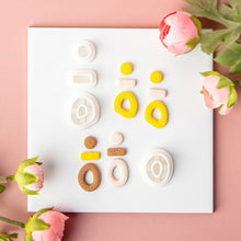 Load image into Gallery viewer, 5pcs/set Geometry Polymer Clay Earring Cutter Cutting Mold Set DIY French Style Earrings Jewelry Pendant Embossing Making Tool
