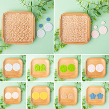 Load image into Gallery viewer, Acrylic DIY Polymer Clay Texture Stamp Pad Embossing Art Clay Pottery Ceramic Stencils Earring Jewelry Flower/Leaf Pattern Template Mould
