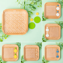 Load image into Gallery viewer, Acrylic DIY Polymer Clay Texture Stamp Pad Embossing Art Clay Pottery Ceramic Stencils Earring Jewelry Flower/Leaf Pattern Template Mould
