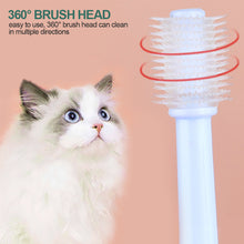 Load image into Gallery viewer, 360° Pet Oral Cleaning Toothbrush Dog Cat Dental Care Cleaning Brush Super Soft Nylon Bristles Tooth Brush Bad Breath Teeth Care Tool Tongue Brush
