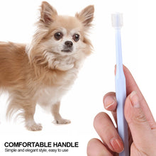 Load image into Gallery viewer, 360° Pet Oral Cleaning Toothbrush Dog Cat Dental Care Cleaning Brush Super Soft Nylon Bristles Tooth Brush Bad Breath Teeth Care Tool Tongue Brush
