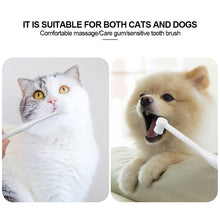 Load image into Gallery viewer, Super Soft Pet Oral Cleaning Toothbrush Dog Cat Dental Care Cleaning Brush PBT Bristles Tooth Brush Bad Breath Teeth Care Tool Tongue Brush
