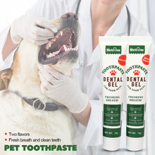 Load image into Gallery viewer, Pet Cat Dog Toothpaste Set for Teeth Cleaning Beet/Vanilla Toothpaste Pet Cleaning Accessories
