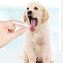Load image into Gallery viewer, Pet Cat Dog Toothbrush and Toothpaste Set for Teeth Cleaning Beet/Vanilla Toothpaste Finger Toothbrush Tongue Cleaning Pet Accessories
