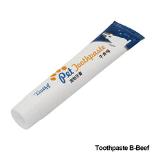 Load image into Gallery viewer, Pet Cat Dog Toothbrush and Toothpaste Set for Teeth Cleaning Beet/Vanilla Toothpaste Finger Toothbrush Tongue Cleaning Pet Accessories
