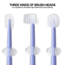 Load image into Gallery viewer, 3pcs/set Pet Oral Cleaning Toothbrush Dog Cat Dental Care Cleaning Brush Soft Silicone Tooth Brush Bad Breath Teeth Care Tool Tongue Brush
