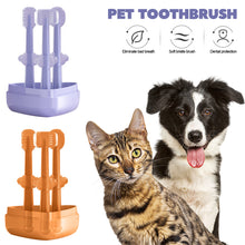 Load image into Gallery viewer, 3pcs/set Pet Oral Cleaning Toothbrush Dog Cat Dental Care Cleaning Brush Soft Silicone Tooth Brush Bad Breath Teeth Care Tool Tongue Brush
