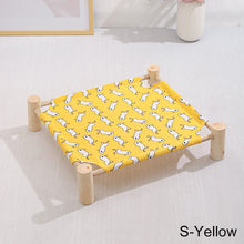 Load image into Gallery viewer, Pet Hammock Durable Cat Bed Four Seasons Universal Removable Washable Solid Wood Kennel Litter Dog Rabbit Pet House Supplies
