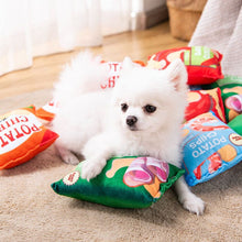 Load image into Gallery viewer, Dog Simulated Potota Chips Training Toy with Ringing Paper Pets Entertainment Stuffed Pillow Simulated Food Interactive Chewing Toys
